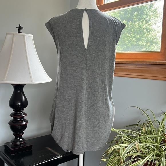 Anthropologie Vanessa Virginia Gray Tunic Extra Small XS - Picture 5 of 9
